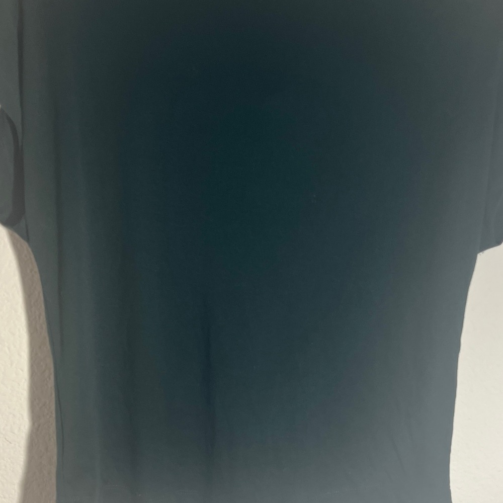 Evereve Dark Green Short Sleeve Cowl Neck Sweater - Picture 11 of 13